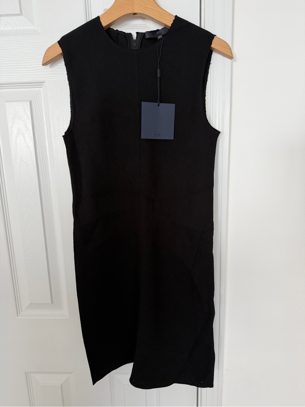 NWT* Tibi Viscose Plisse Sleeveless Bias Short Tunic Dress - size 2 - Picture 4 of 9